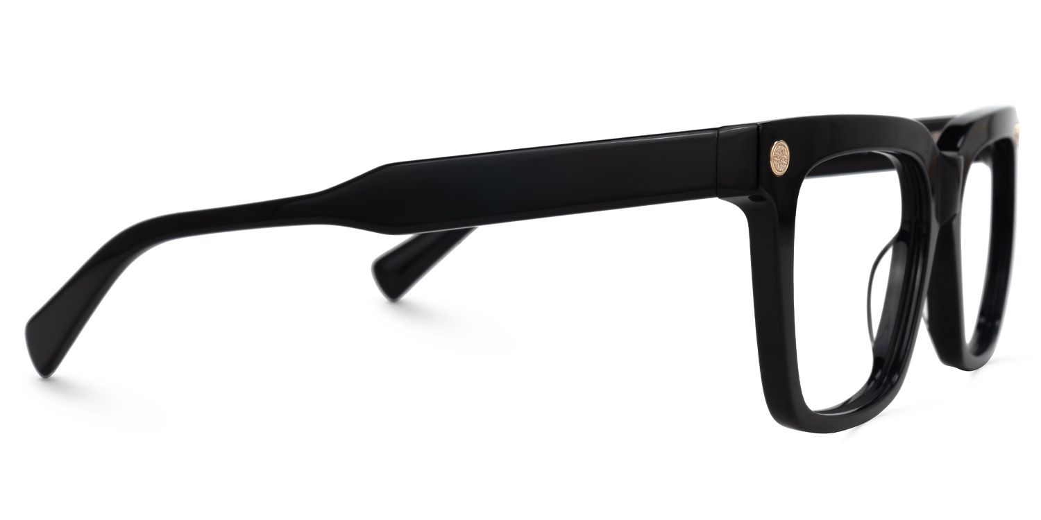 Rectangle Tiarra Black Glasses deals -Zeelool Glasses2