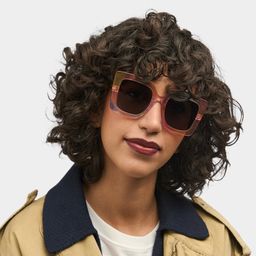 Qatar Multicolor Square Sunglasses0