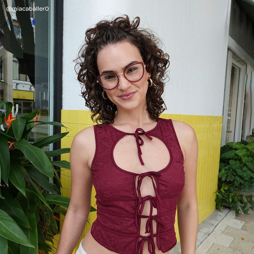 Celine Red Cat eye Glasses