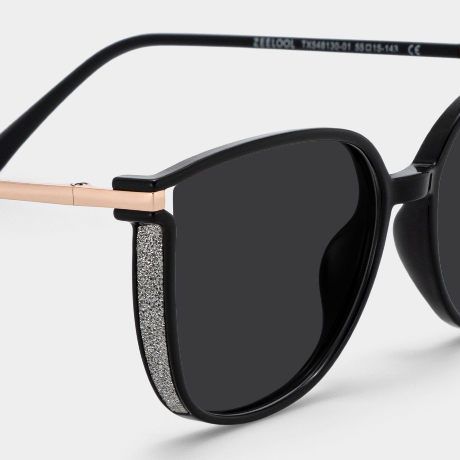 Rodz Black Square Polarized Sunglasses for Driving | ZEELOOL4