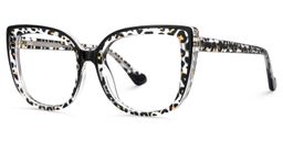 Fenn Black Tortoise Cat eye Glasses2