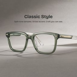 George Green Rectangle Glasses0