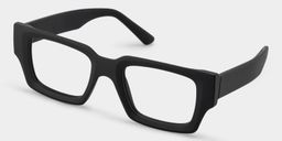 Garza Black Rectangle Glasses2