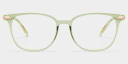 Florence Green Rectangle Glasses1