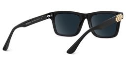 Sammi Black Rectangle Sunglasses4