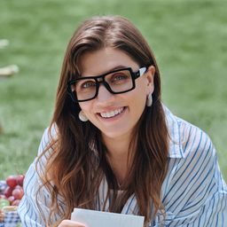 Nora Black Aviator Glasses6