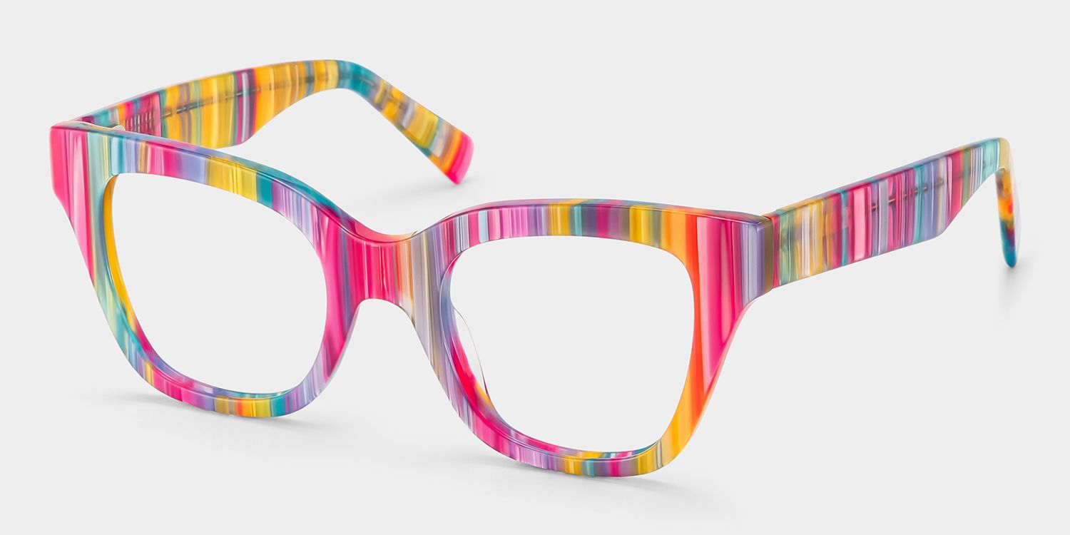 Nereyda Candy Color Eyeglasses Skittles for Women | ZEELOOL2