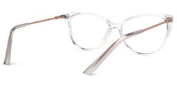 Brandi Clear Cat eye Glasses3