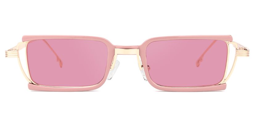 Nancy Square Black Sunglasses-02