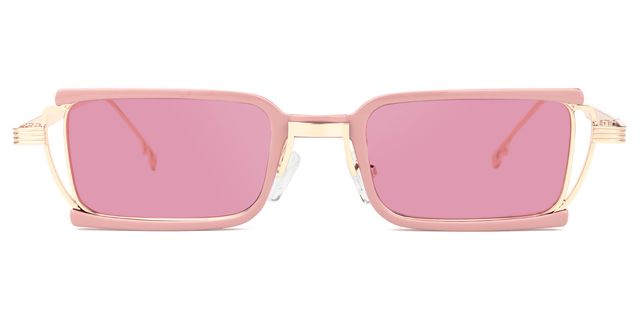 Nancy Square Black Sunglasses-02