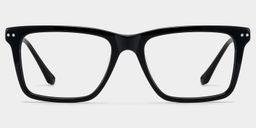 Harper Black Rectangle Glasses1