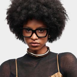 Maddox Black Square Glasses0