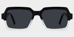 Jack Black-Clear Rectangle Sunglasses0