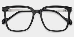 Zeyna Black Square Glasses2