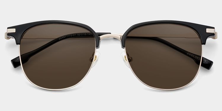 Naranjo Black Browline Sunglasses