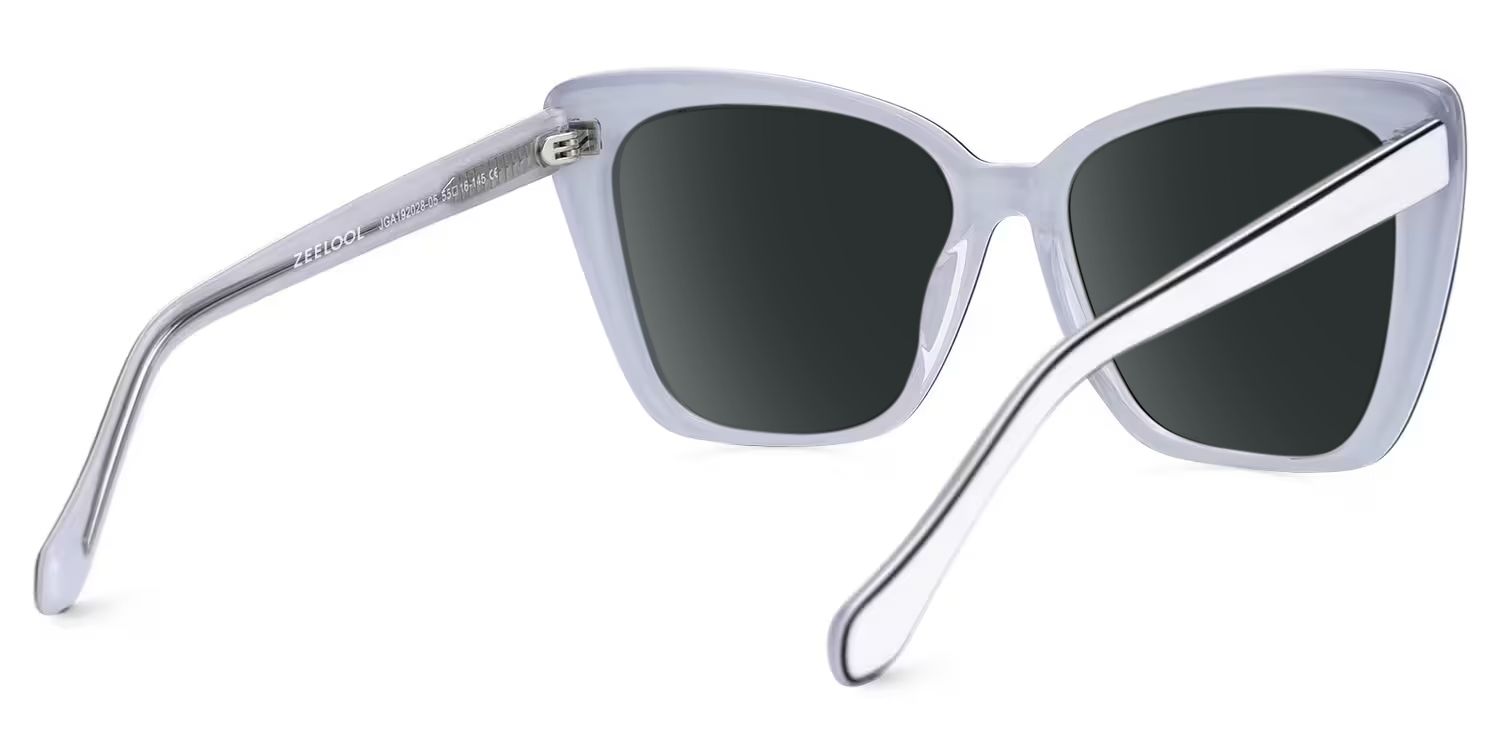 Shanell White-Black Butterfly Sunglasses to Frame Your Face | ZEELOOL3