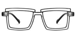 Zephyr Clear Rectangle Glasses1