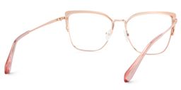 Javier Pink Rectangle Glasses5
