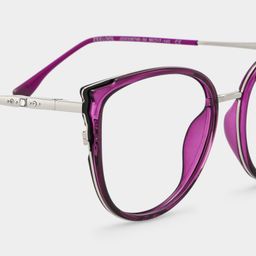 Estrada Purple Cat eye Glasses4