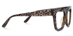 Yaniska Leopard Square Glasses2