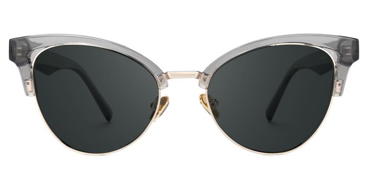 Charlene Gray Browline Sunglasses