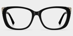 Madeline Black Cat eye Glasses1