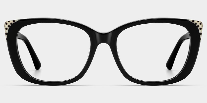 Madeline Black Cat eye Glasses