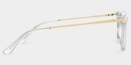 Selena Clear Rectangle Glasses4