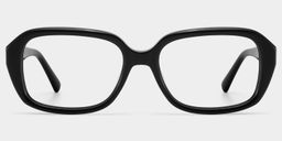 Rowan Black Rectangle Glasses1