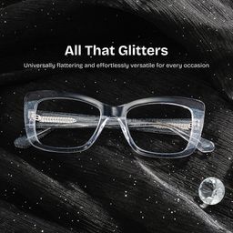 Leona Clear Rectangle Glasses0