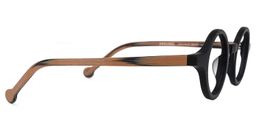 Arale Black Round Glasses2