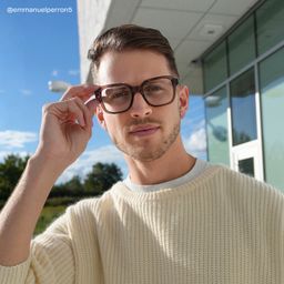 Parker Brown Square Glasses6