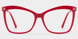 Isaebella Red Butterfly Glasses0