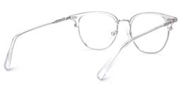 Geno Clear Browline Glasses3