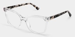 Sage Clear Rectangle Glasses5