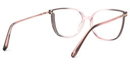 Rodz Pink-Tan Square Glasses3