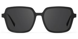 Ember Black Square Sunglasses0