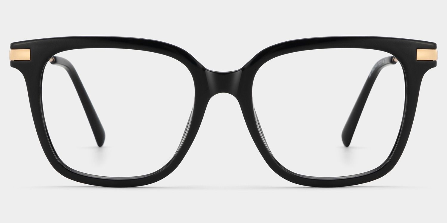Jacqui Square Black-Frame Glasses for Women and Men | ZEELOOL0