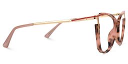 Yomary Pink-Tortoise Cat eye Glasses2