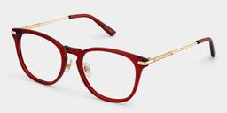 Laura Red Square Glasses3