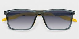 Active Blue Yellow Rectangle Sunglasses1
