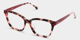 Lena Pink Tortoise Square Glasses3
