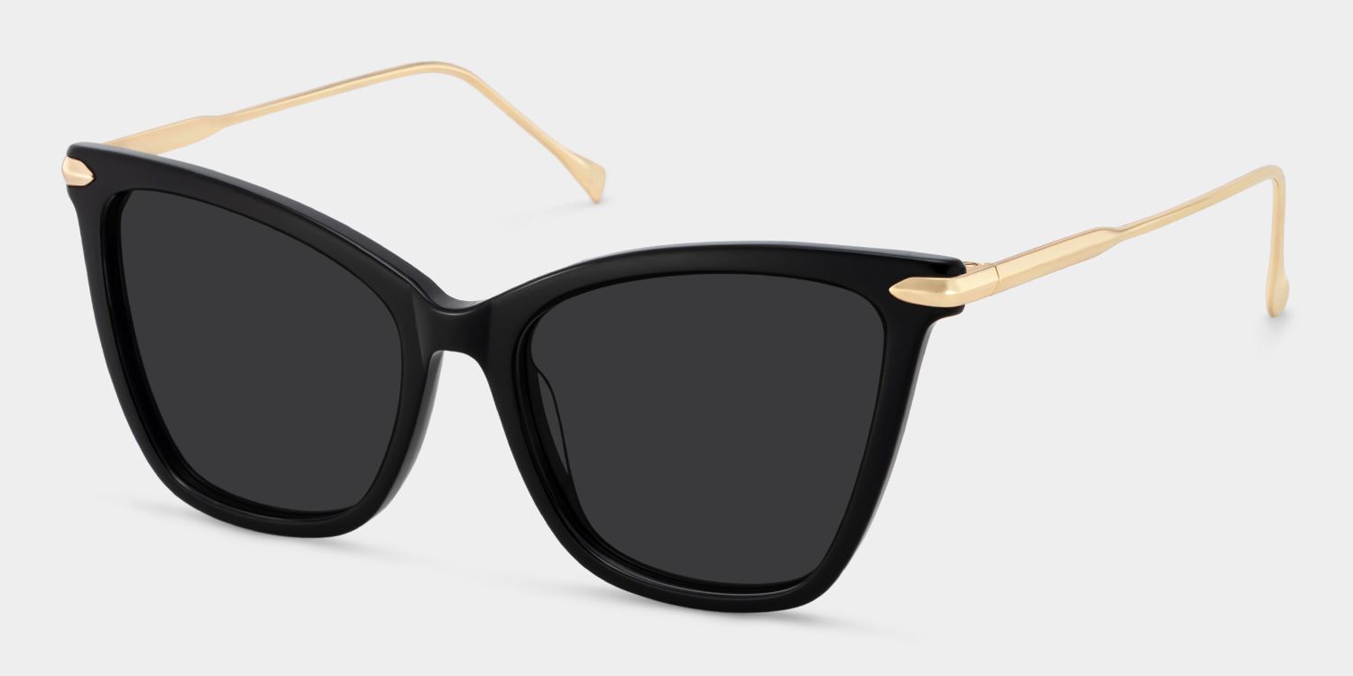 Hilary Black Butterfly Sunglasses to Frame Your Face | ZEELOOL2