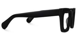 Keisa Black Rectangle Glasses2
