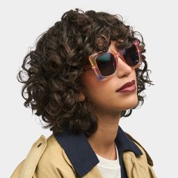 Qatar Multicolor Square Sunglasses1