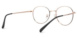 Ringstaff Rose-Gold Round Glasses3