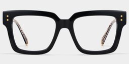 Caius Black Square Glasses5
