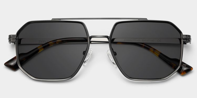 Autumn Gray Aviator Sunglasses