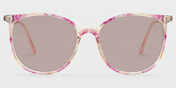 Chanty Pink Round Sunglasses