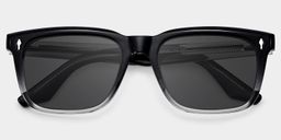 Fletcher Black Rectangle Sunglasses1